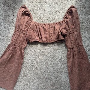 ASOS Cropped Mauve Women's Top